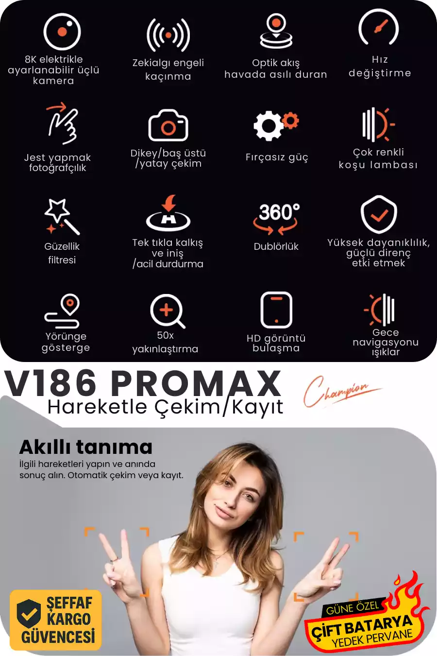 V186 PRO DRONE - 2