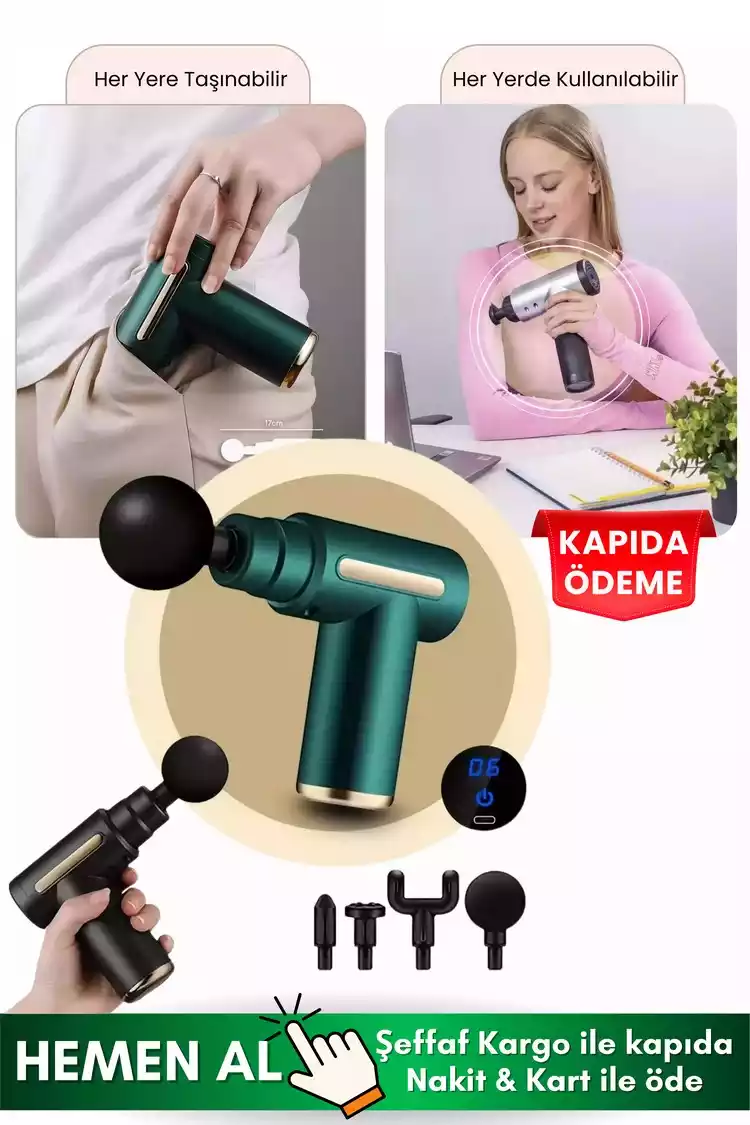 PRO 4 Başlıklı Masaj Tabancası - 7