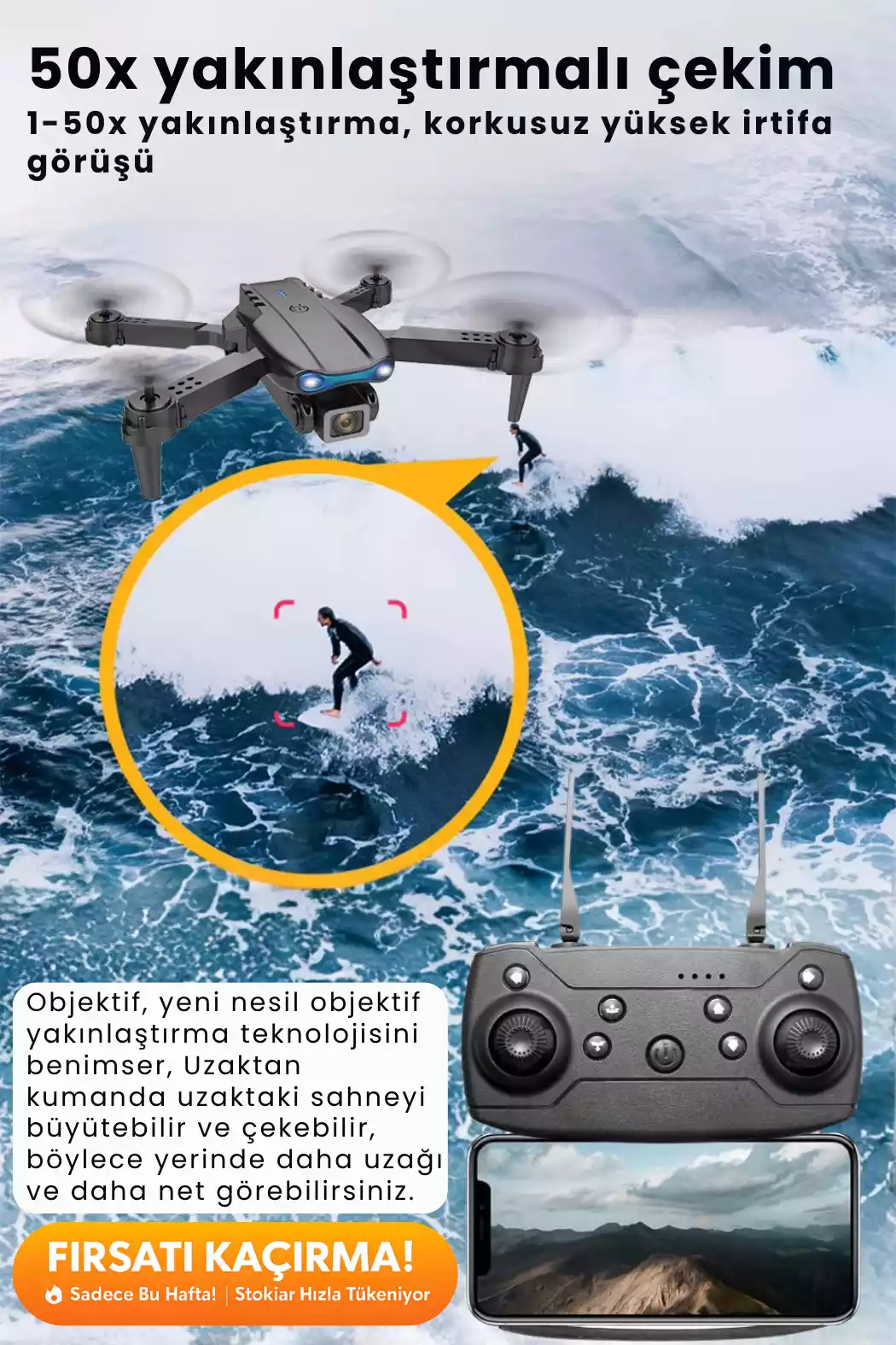 PROFESYONEL KAMERALI DRONE - 3