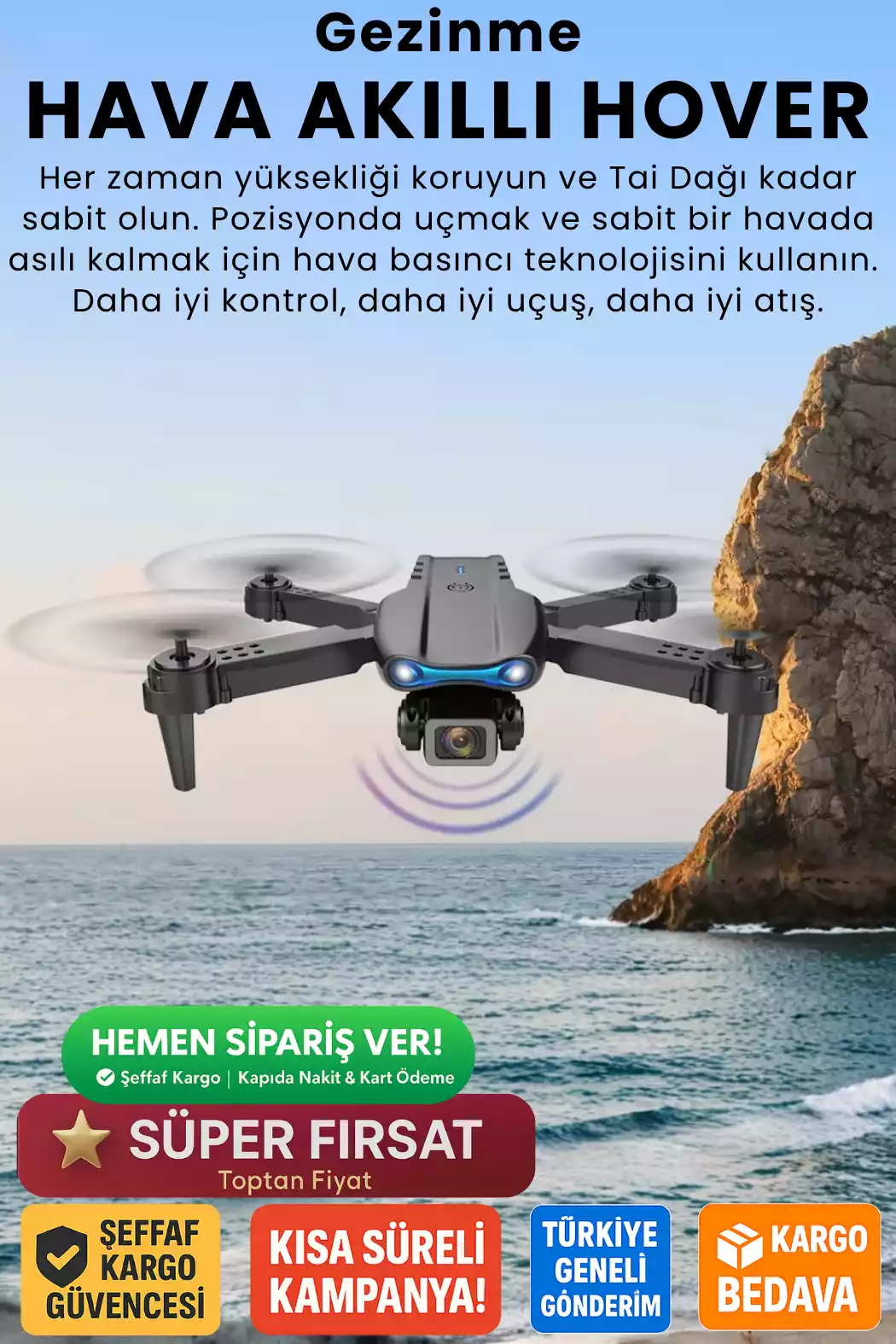 PROFESYONEL KAMERALI DRONE - 5