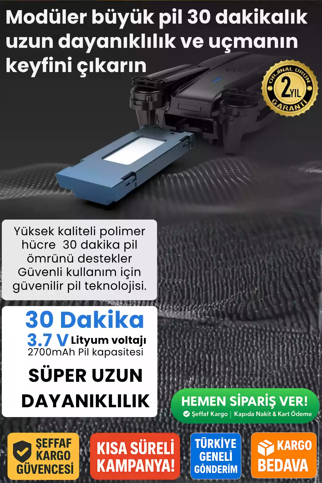 PROFESYONEL KAMERALI DRONE - 6